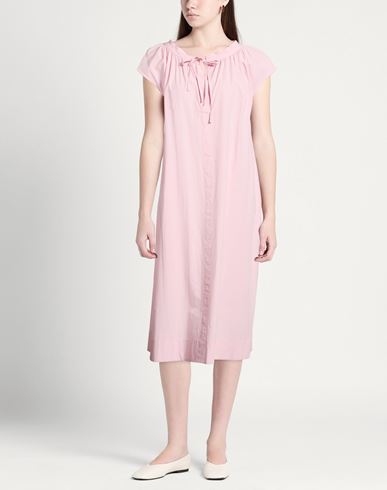 Woman Midi dress Light pink Size 10 Cotton