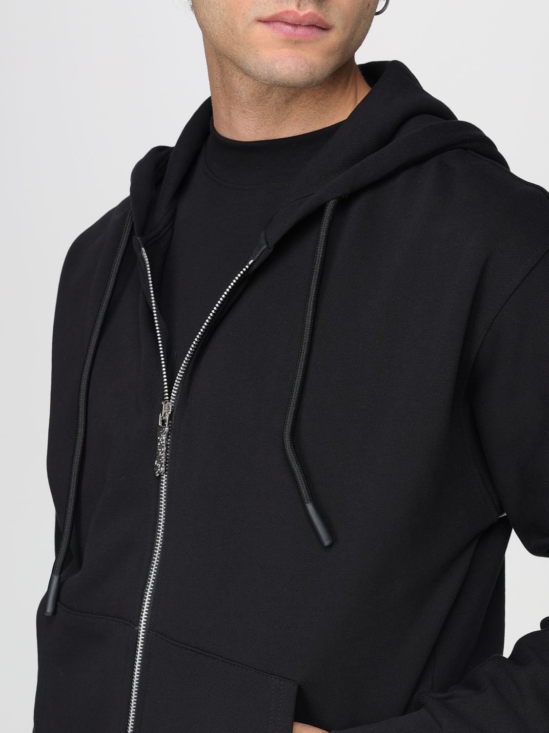 Sweatshirt Men color Black