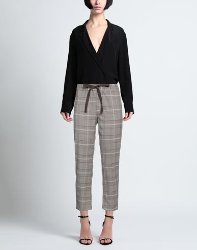 Woman Pants Dark brown