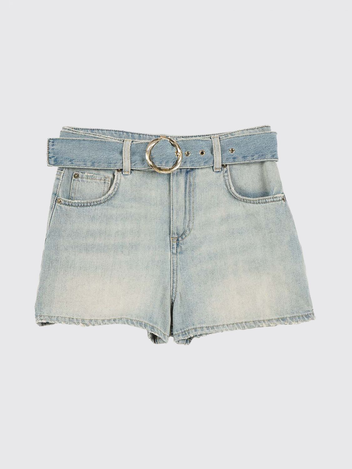 Shorts Woman color Denim