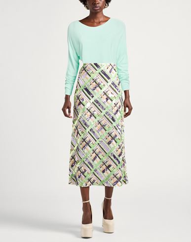 Woman Sweater Light green Size ONESIZE Viscose, Polyester