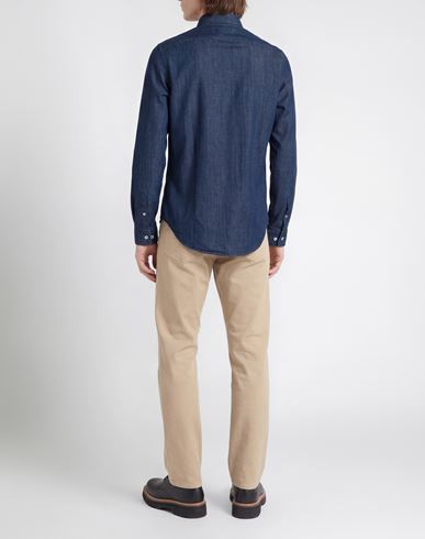 Man Denim shirt Blue Size XS Organic cotton