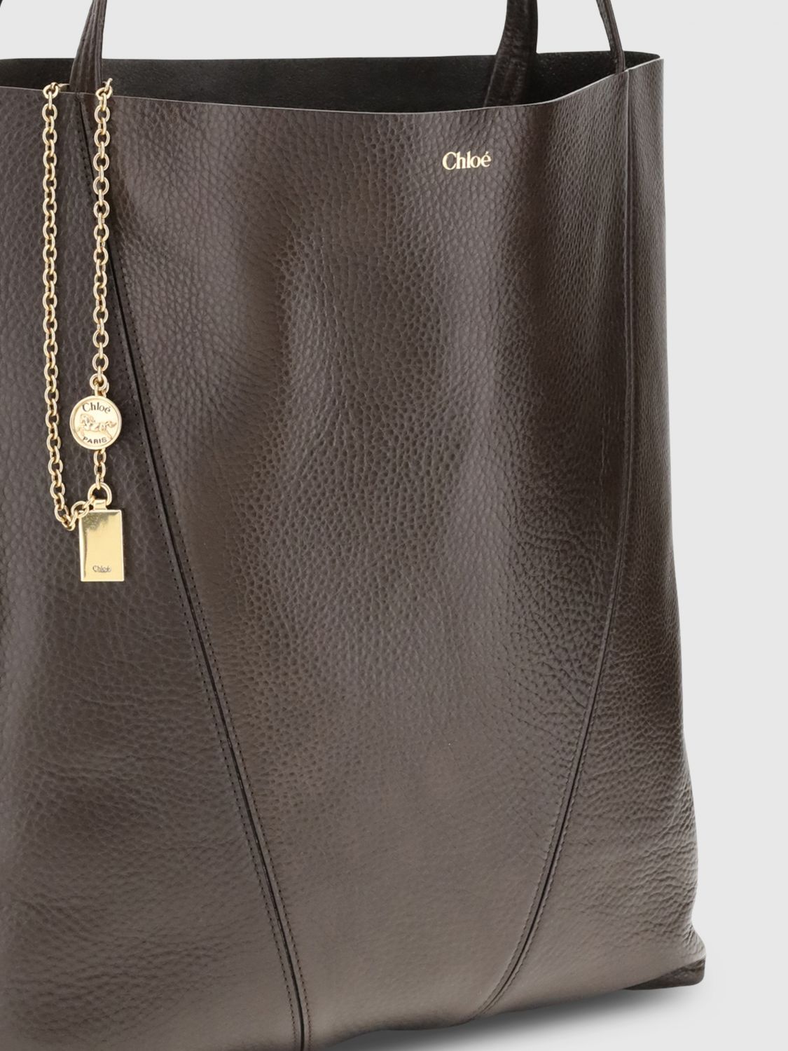 Large Spin tote bag - Black