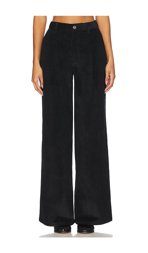 FRAME The Corduroy Trouser in Black - Black. 12 also