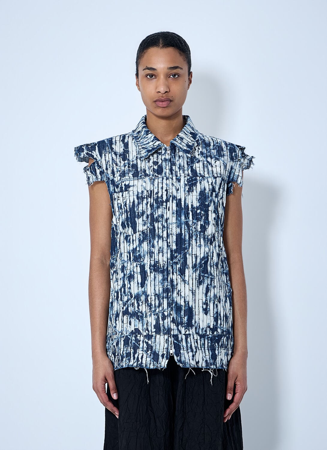 Sleeveless Blouson - Woman Jackets Navy It