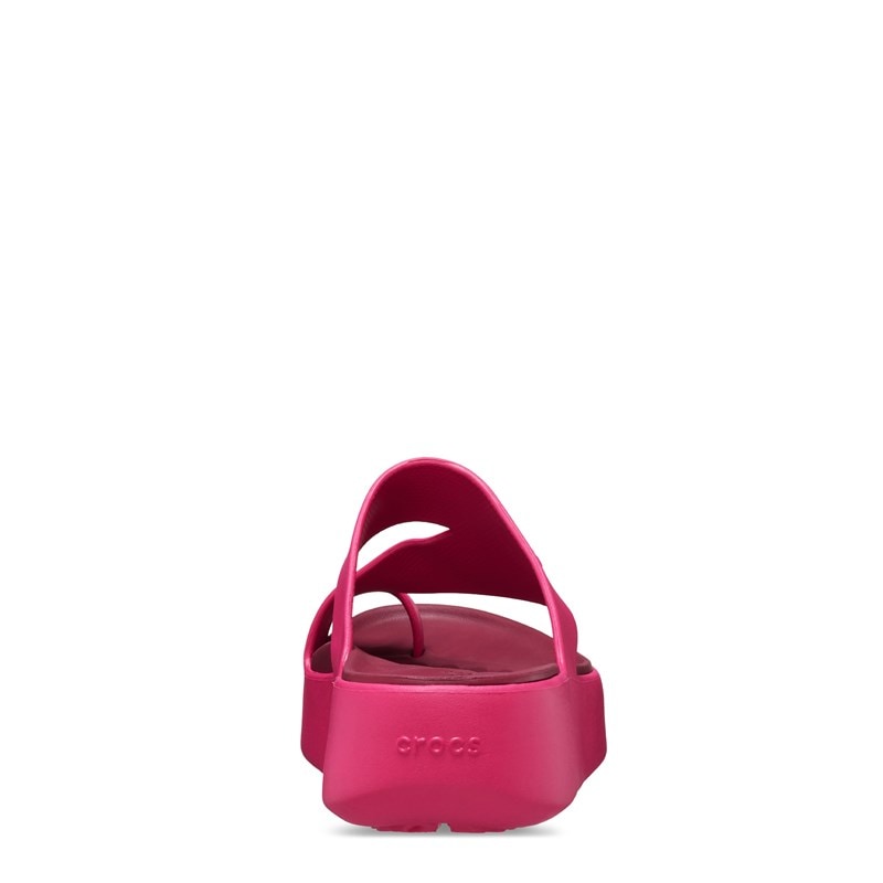 Women's Getaway Toe Loop Platform Sandals (Dragon Fruit)