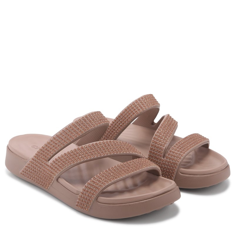Women's Getaway Gem Strappy Sandals (Latte)
