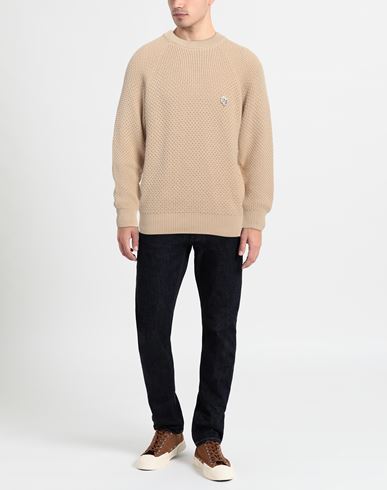Garment Workshop Man Sweater Sand Size XXL Cotton