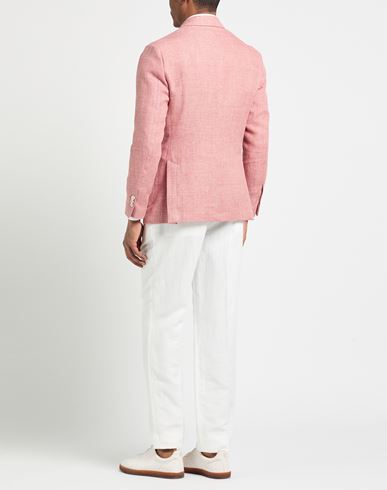 Man Blazer Antique rose Size 44 Linen, Wool