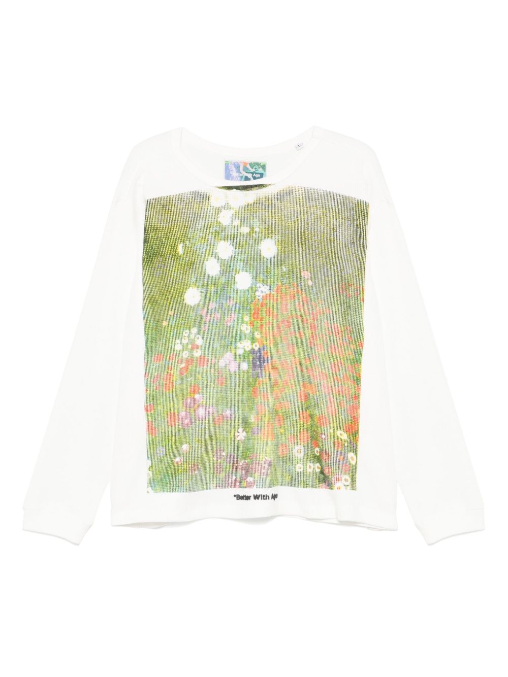 Better with Age printed sweatshirt - White