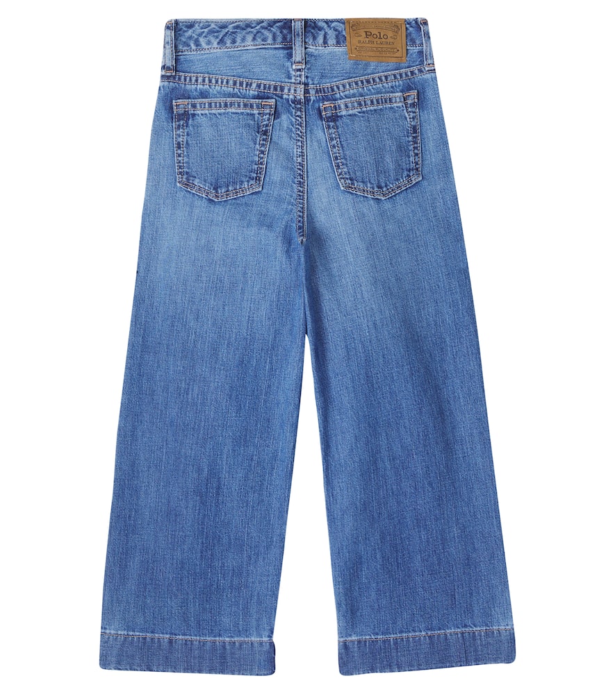 High-rise wide-leg jeans