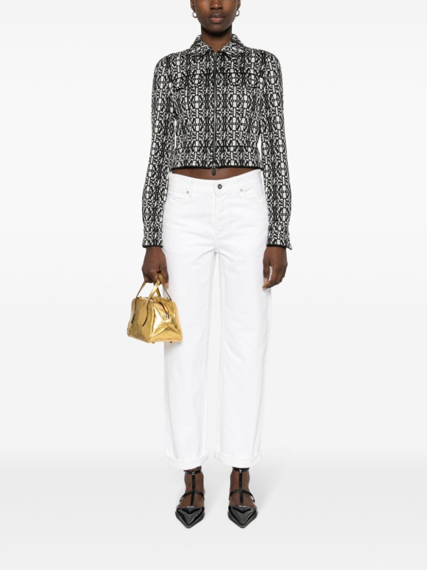 - Printed Short Jacket
