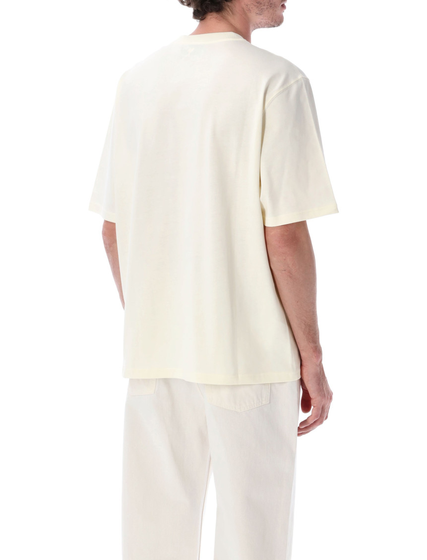 Ami Paris - scarf detail t-shirt short sleeves crew neck
