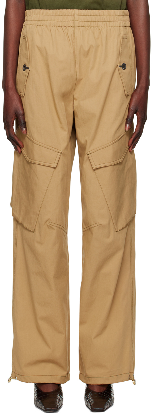 Khaki latch slacks