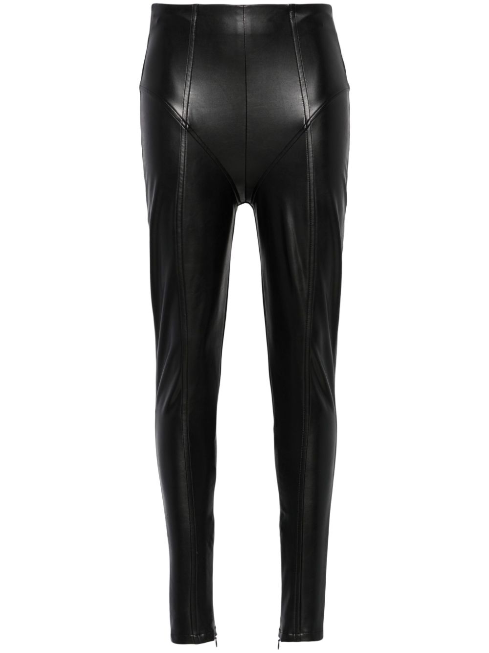 Shape faux-leather leggings - Black