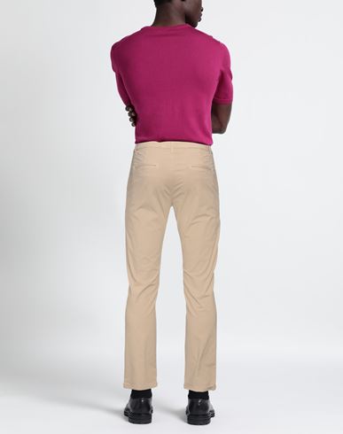 Man Pants Beige Size 32 Cotton, Elastane