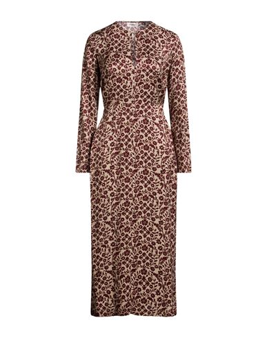 Caring Woman Midi dress Rust Size 2 Viscose