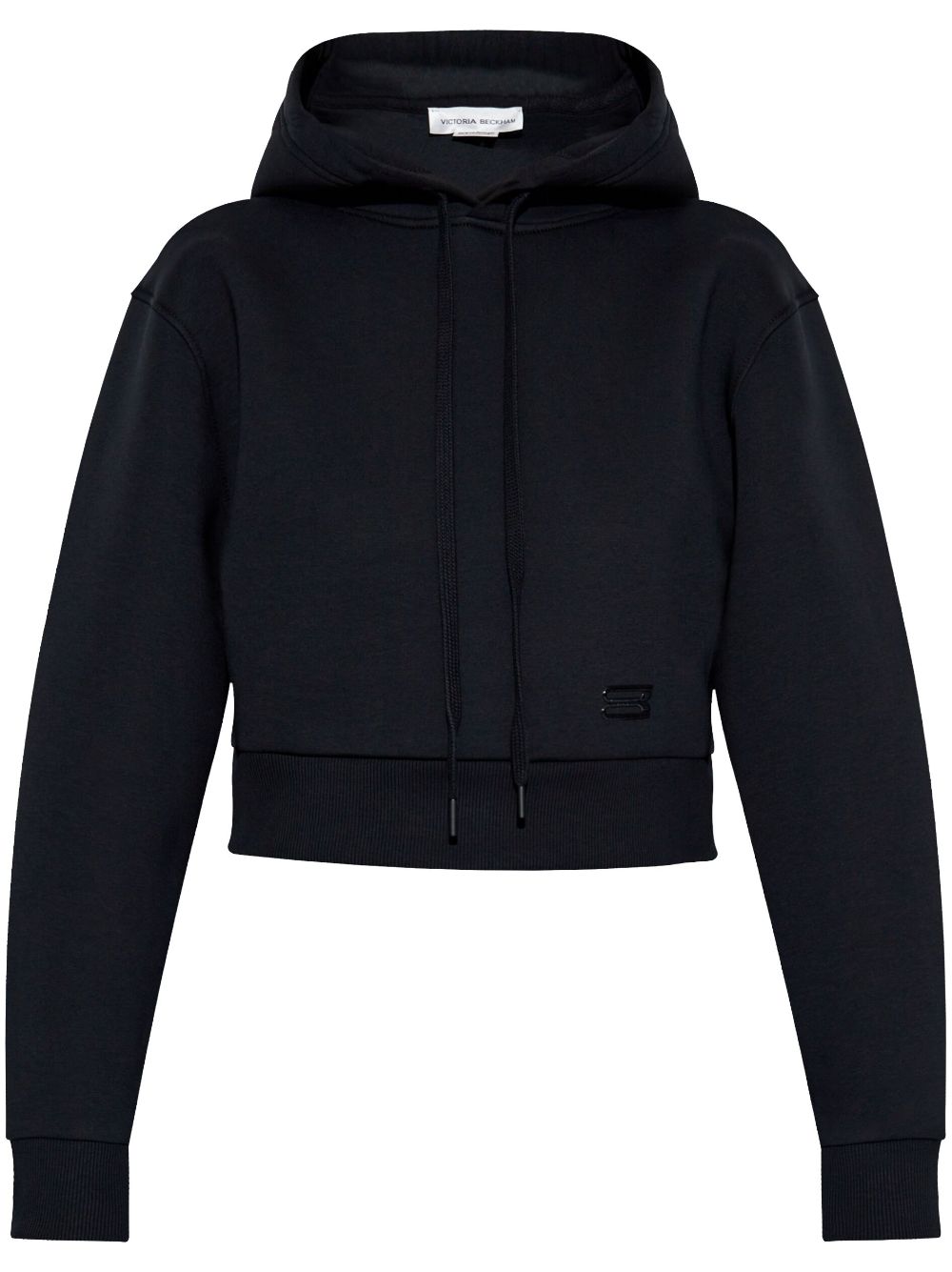 Cropped hoodie - Black