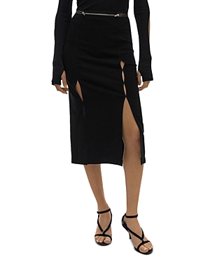 Zip Detail Skirt