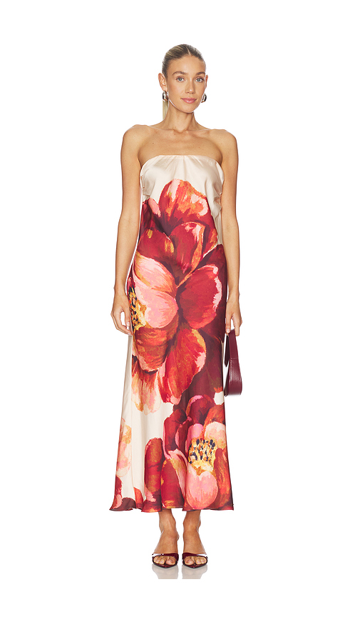 MISA Los Angeles Cheryl Dress in Red. XXS. Also in XS, S, M