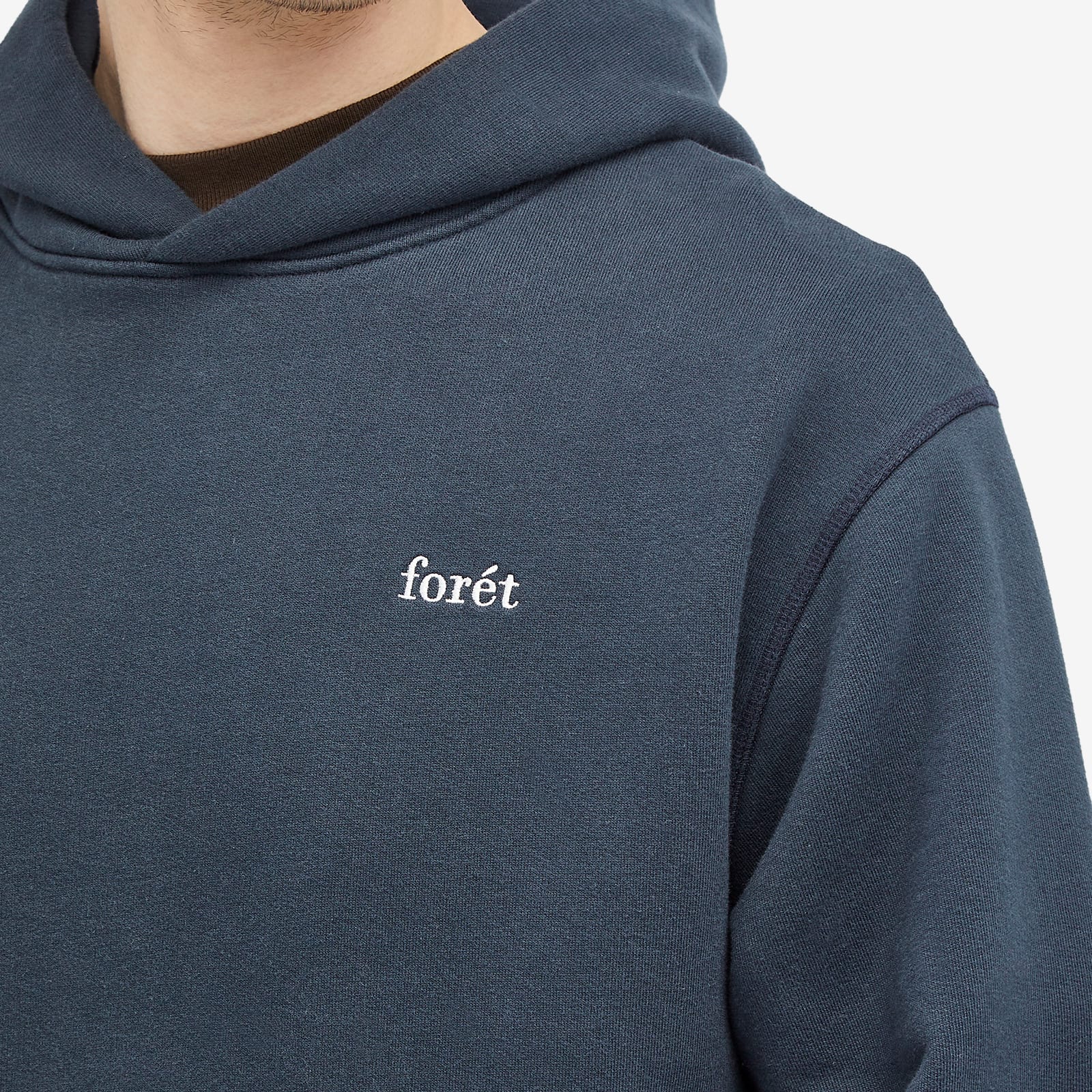 Men's Noon Hoodie in Navy, Size Medium