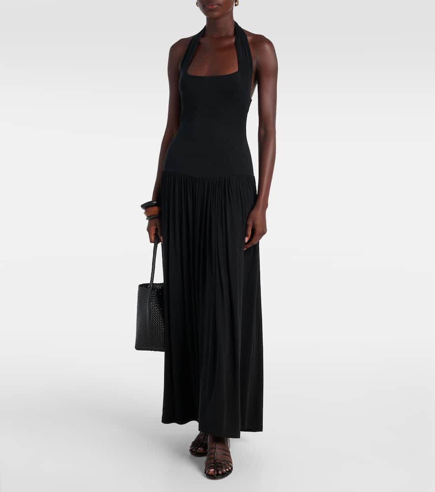 Quill halterneck maxi dress