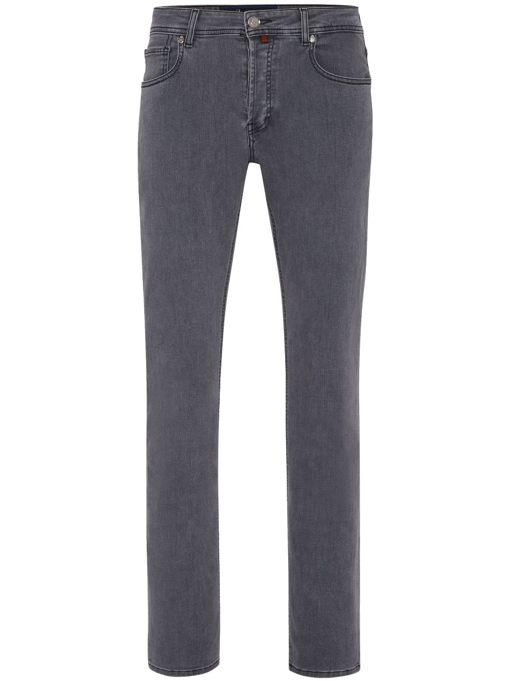 Low-rise straight-leg jeans - Blue