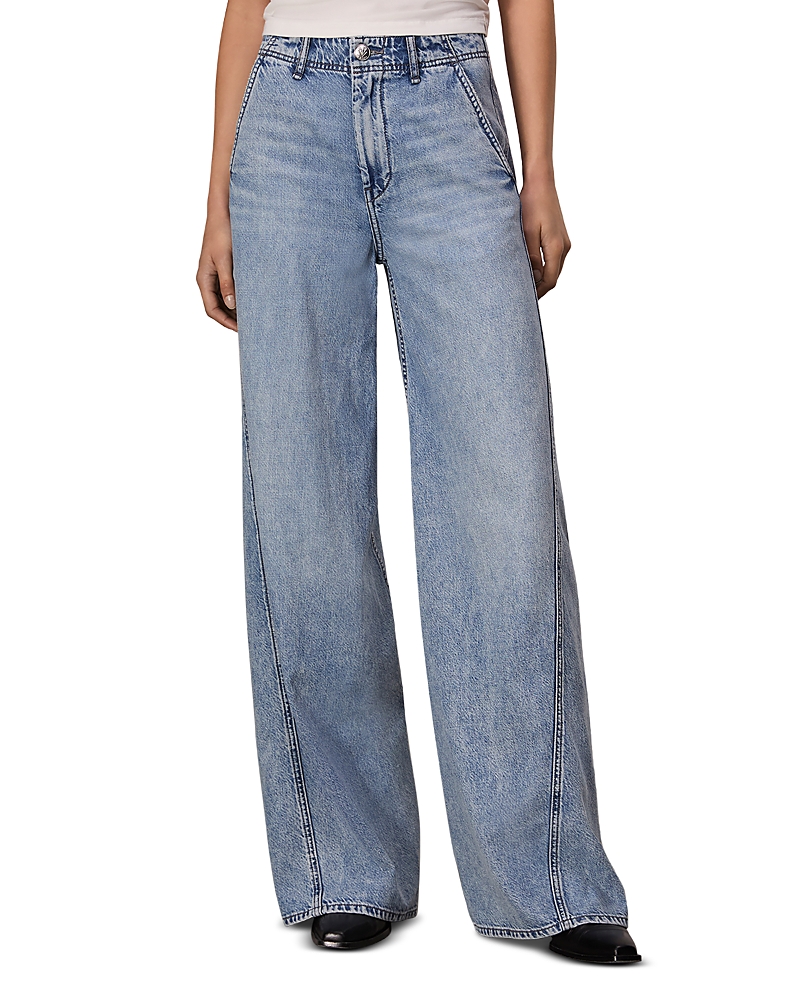 Featherweight High Rise Wide Leg Jeans in Annie