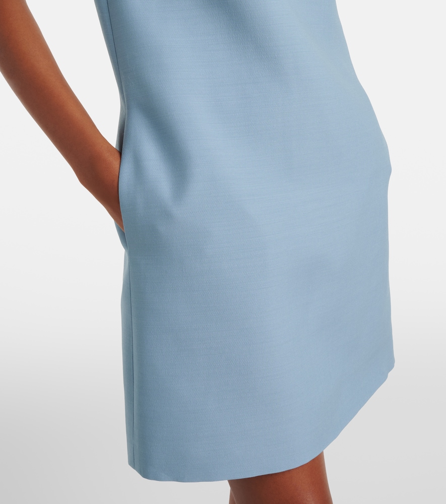 Crepe Couture bow-detail minidress