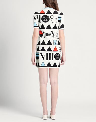 Woman Mini dress White Size M Viscose, Polyester