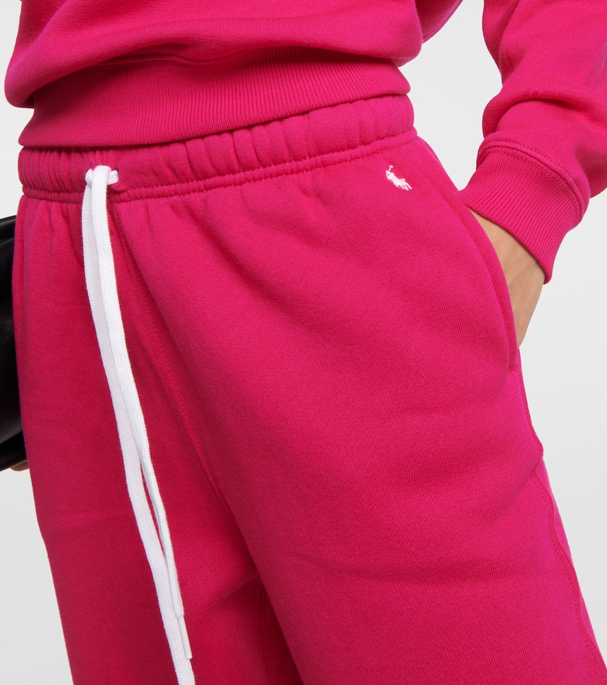 Cotton-blend jersey sweatpants