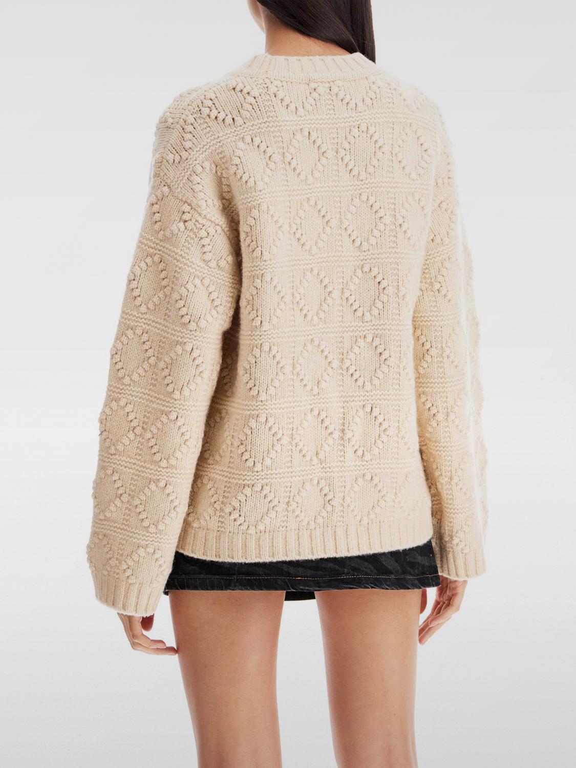 Intarsia-logo sweater - Neutrals
