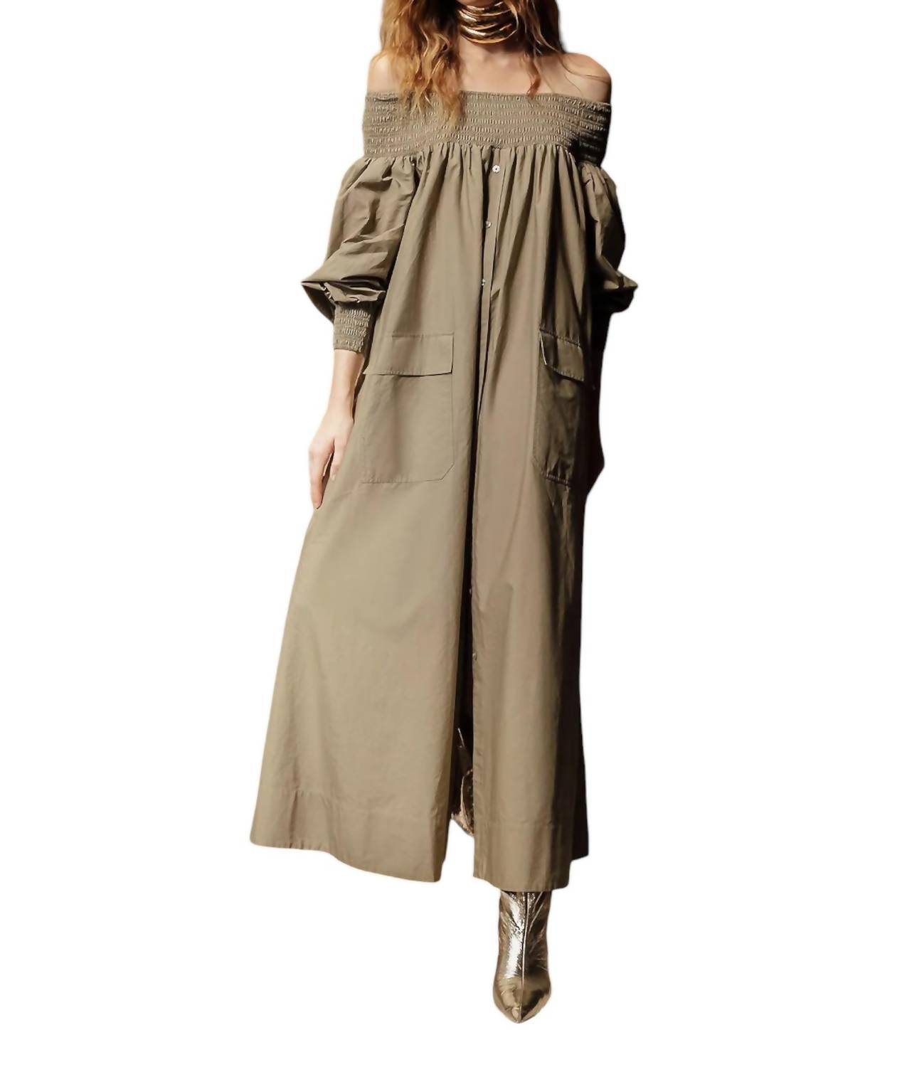 Dress Parimar In Kaki