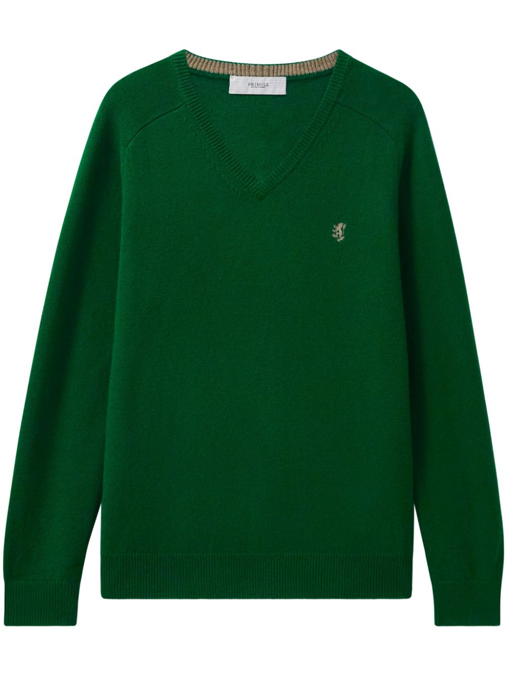 Wool v-neck sweater - Blue