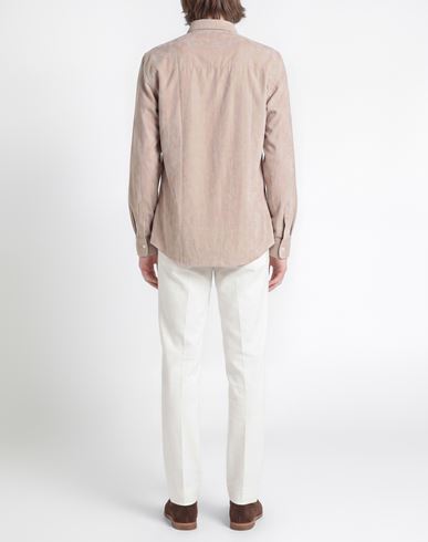 Family First Milano Man Shirt Beige Size XL Polyester, Polyamide