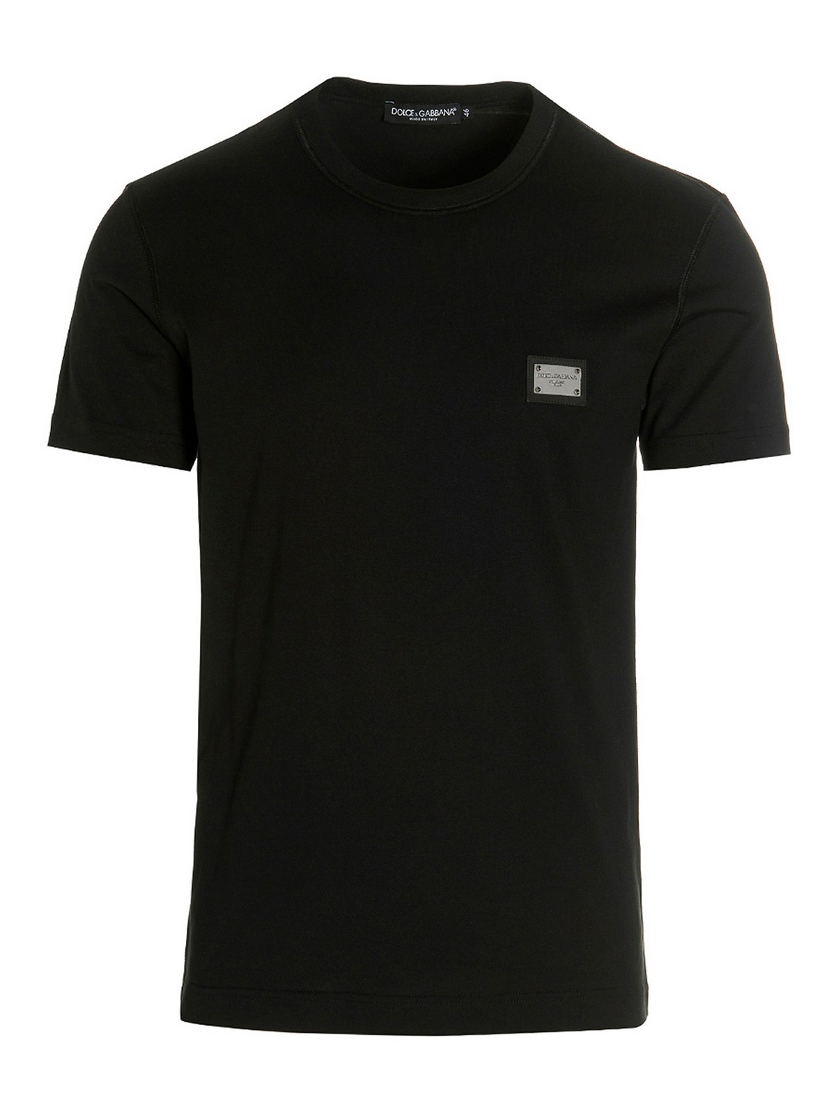 -Dg Essential T Shirt Nero-Uomo