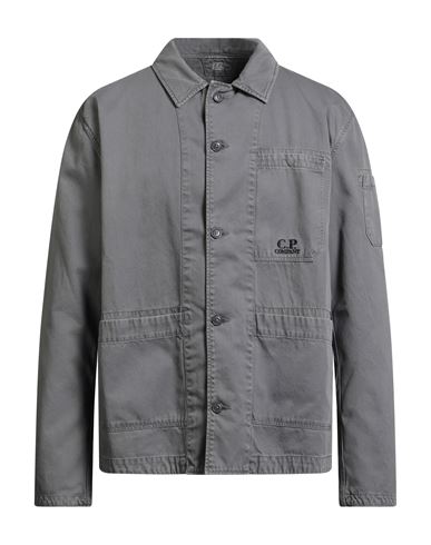 C. p. Company Man Shirt Grey Size S Cotton