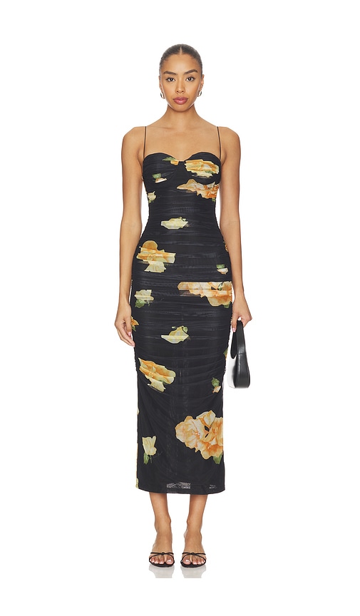 Nana jacqueline vestido claudia floral en color negro S también en XS