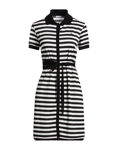 Woman Mini dress Black Size 2 Polyester, Polyamide, Elastane, Glass