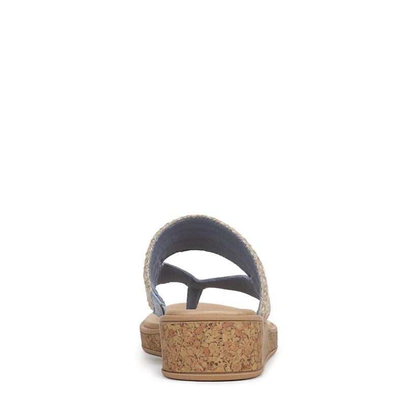 Birdie Wedge Sandals (Blue/Natural)