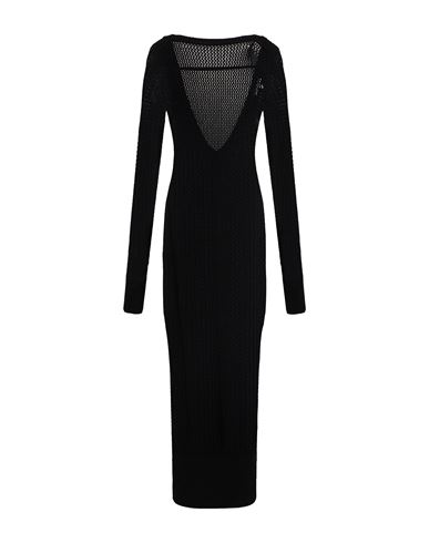 Patrizia Pepe Woman Maxi dress Black Size 0 Viscose, Polyamide