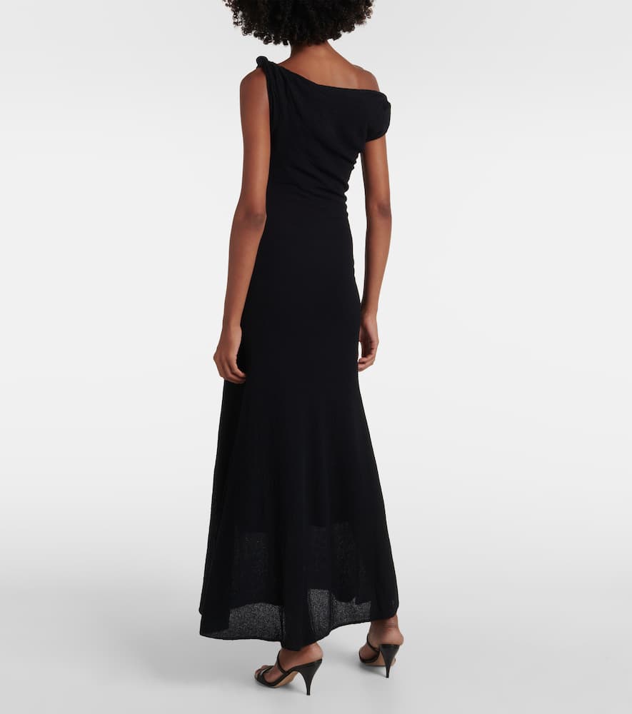 Glow Twist cotton-blend midi dress