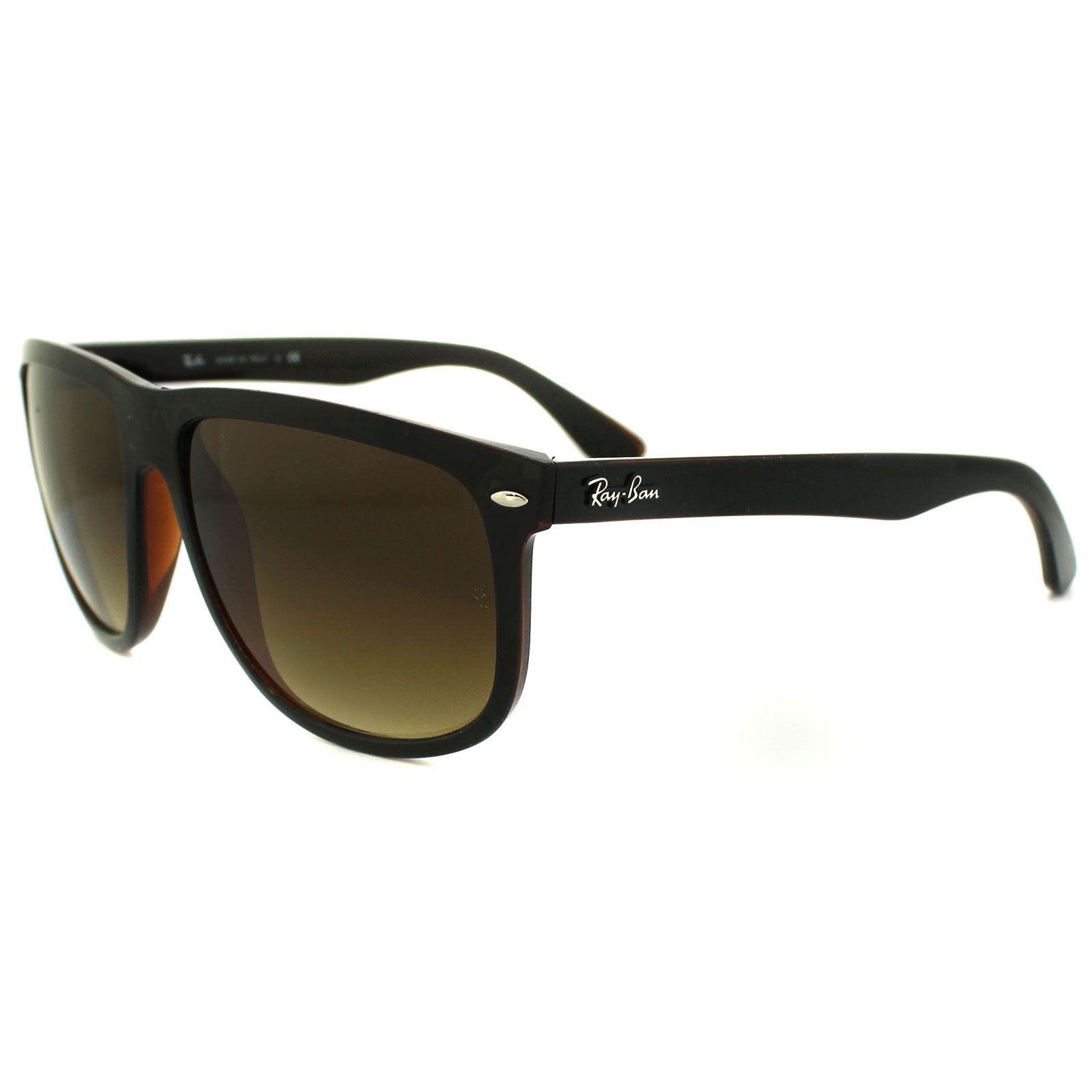 RAY-BAN Man Sunglasses RB4147 Boyfriend  -  Frame color: Black On Brown, Lens color: Brown Gradient