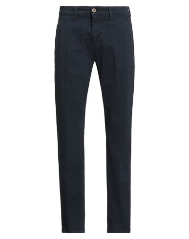 Man Pants Midnight blue Size 30 Cotton, Elastane