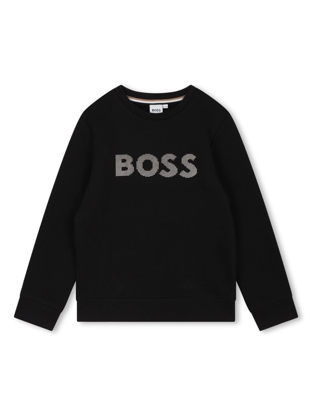 Logo-print cotton sweatshirt - Black