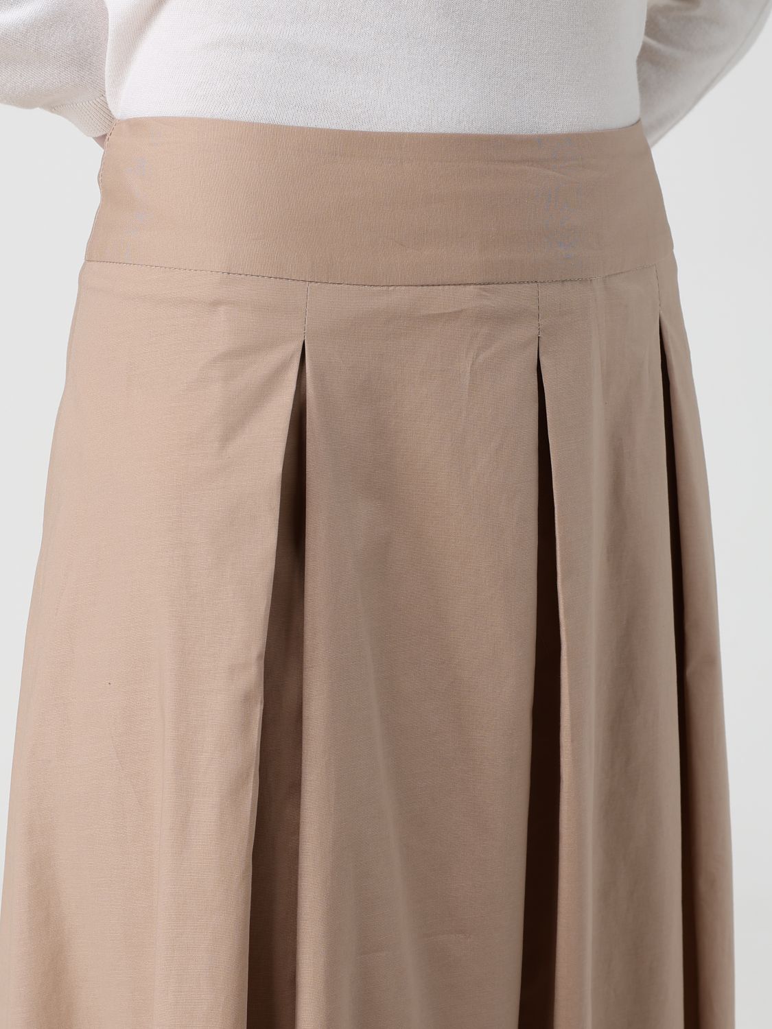Skirt Woman color Camel