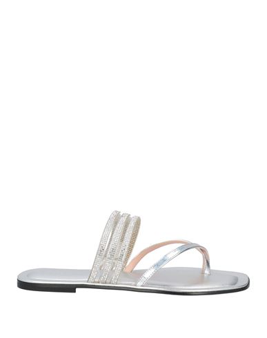 Woman Thong sandal Silver