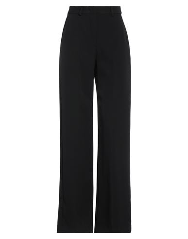 Woman Pants Black Size 2 Polyester, Elastane