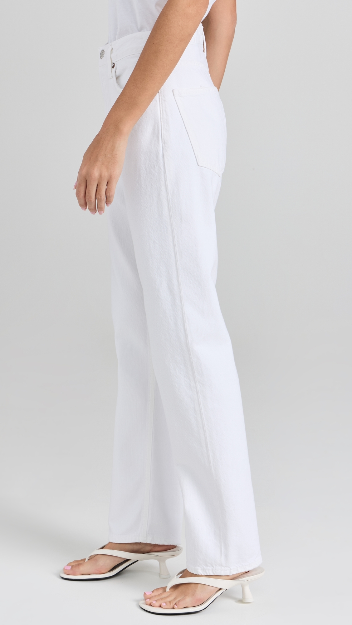 90'S Pinch Waist Jeans Marshmallow