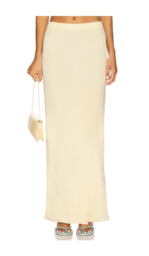 Lovers and Friends Elsy Maxi Skirt in Lemon.  XS. Also in L, M, S